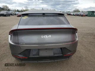 2022 Kia EV6 Wind with VIN KNDC3DLC6N5087124, listed as a Copart auction lot 75606944 with 11,687 mi miles and Salvage Title. Bid and sale history available at carsss.com. Image 6.