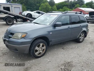 2003 Mitsubishi Outlander XLS with VIN JA4LZ41G53U061664, listed as a Copart auction lot 57995554 with 72,069 mi miles and Clean Title. Bid and sale history available at carsss.com. Image 1.