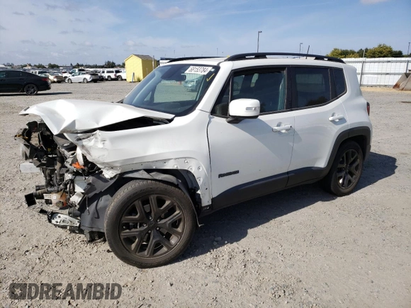 2018 Jeep Renegade Latitude with VIN ZACCJABH5JPH93990, listed as a Copart auction lot 68153784 with 39,454 mi miles and Salvage title. Bid and sale history available at DreamBid. Image 1.