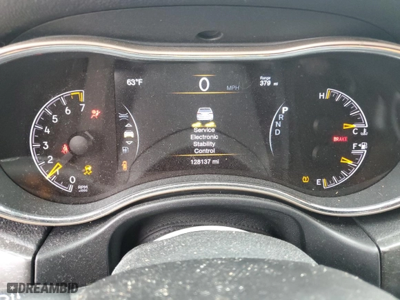 2017 Jeep Grand Cherokee Limited with VIN 1C4RJFBG7HC865561, listed as a Copart auction lot 45297425 with 128,137 mi miles and Salvage Title. Bid and sale history available at carsss.com. Image 9.
