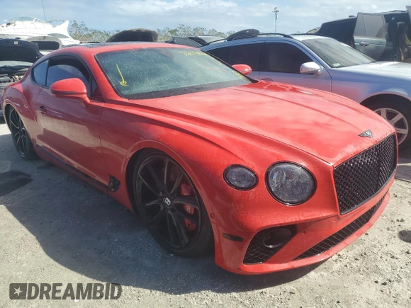 2020 Bentley Continental GT GT with VIN SCBCB2ZG8LC080737, listed as a Copart auction lot 76071834 with Not Provided miles and Non Repairable. Bid and sale history available at DreamBid. Image 4.