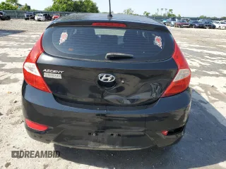 2013 Hyundai Accent GS with VIN KMHCT5AE4DU127078, listed as a Copart auction lot 57603815 with 181,416 mi miles and Salvage title. Bid and sale history available at DreamBid. Image 6.