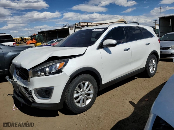 2017 Kia Sorento LX V6 with VIN 5XYPG4A52HG220130, listed as a Copart auction lot 50570725 with 70,398 mi miles and Salvage Title. Bid and sale history available at carsss.com. Image 1.