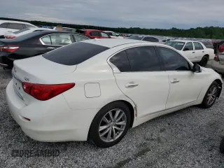 2014 Infiniti Q50 Premium с VIN JN1BV7ARXEM697759, выставлен на аукционе Copart как лот 55996815 с пробегом 129 642 миль миль и Списание • Salvage title. История ставок и продаж доступна на DreamBid. Изображение 3.