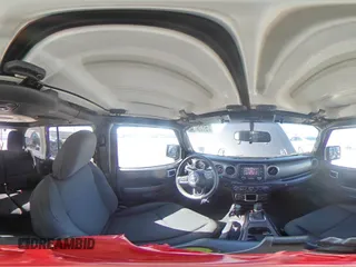 2020 Jeep Wrangler Unlimited Sport with VIN 1C4HJXDG6LW201614, listed as a Copart auction lot 51756345 with 56,346 mi miles and Salvage title. Bid and sale history available at DreamBid. Image 14.
