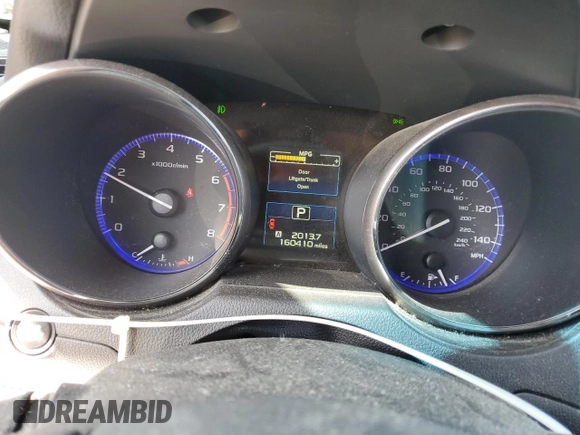 2015 Subaru Outback Premium with VIN 4S4BSACC7F3268125, listed as a Copart auction lot 54147525 with 160,410 mi miles and Salvage Title. Bid and sale history available at DreamBid. Image 9.