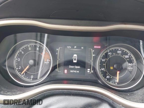 2016 Jeep Cherokee Latitude with VIN 1C4PJLCS3GW114379, listed as a IAAI auction lot 42437598 with 180,742 mi miles and . Bid and sale history available at DreamBid. Image 7.
