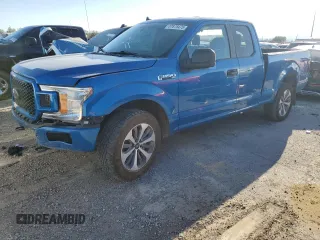 2020 Ford F-150 XL with VIN 1FTEX1EP1LKF47154, listed as a Copart auction lot 87878475 with 126,534 mi miles and Salvage Title. Bid and sale history available at carsss.com. Image 1.