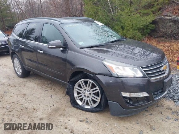 2015 Chevrolet Traverse LT with VIN 1GNKVGKD2FJ341185, listed as a IAAI auction lot 41862553 with 101,271 mi miles and . Bid and sale history available at DreamBid. Image 1.