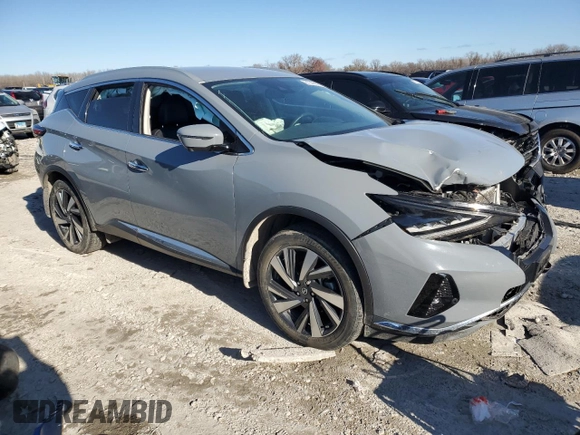 2022 Nissan Murano SL with VIN 5N1AZ2CJ7NC110314, listed as a Copart auction lot 81349514 with 35,069 mi miles and Salvage Title. Bid and sale history available at carsss.com. Image 4.