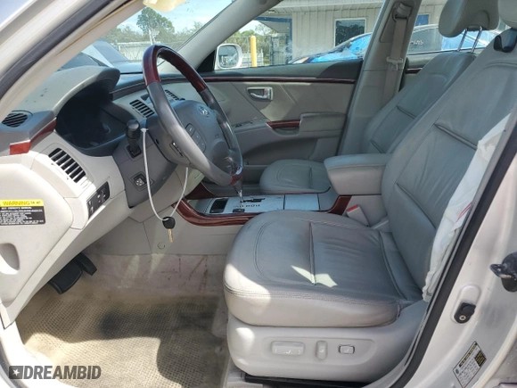 2007 Hyundai Azera SE with VIN KMHFC46F27A242907, listed as a Copart auction lot 75424854 with 151,576 mi miles and Salvage Title. Bid and sale history available at carsss.com. Image 7.