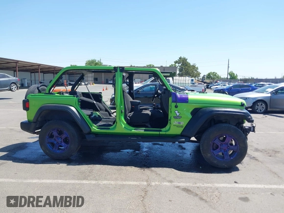 2019 Jeep Wrangler Unlimited Sport S с VIN 1C4HJXDN0KW670114, выставлен на аукционе IAAI как лот 42371823 с пробегом Не указан миль и . История ставок и продаж доступна на DreamBid. Изображение 12.