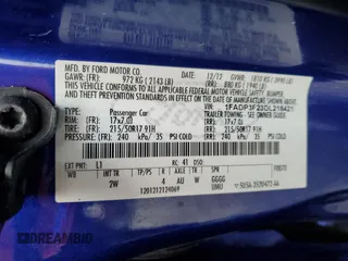 2013 Ford Focus SE with VIN 1FADP3F23DL218421, listed as a Copart auction lot 58264995 with 71,088 mi miles and Salvage title. Bid and sale history available at DreamBid. Image 12.