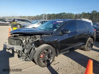 2019 Acura RDX w/A-Spec Pkg with VIN 5J8TC1H64KL000881, listed as a Copart auction lot 49327005 with 155,948 mi miles and Salvage Title. Bid and sale history available at carsss.com. Image 1.