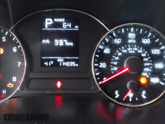 2017 Kia Forte LX with VIN 3KPFK4A78HE078892, listed as a IAAI auction lot 41435604 with 114,035 mi miles. Bid and sale history available at carsss.com. Image 15.