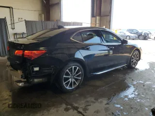 2018 Acura TLX Technology with VIN 19UUB3F52JA001454, listed as a Copart auction lot 60721805 with 87,447 mi miles and Salvage title. Bid and sale history available at DreamBid. Image 3.