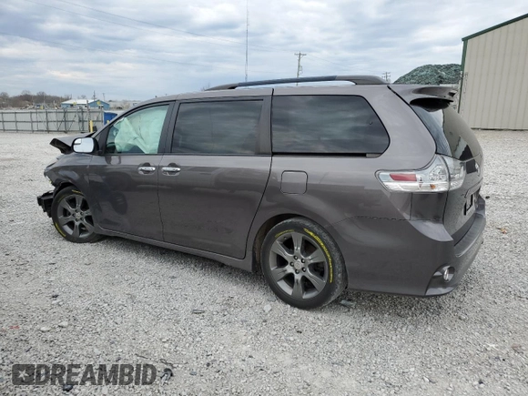 2015 Toyota Sienna SE with VIN 5TDXK3DC3FS602315, listed as a Copart auction lot 50403405 with 157,882 mi miles and Salvage Title. Bid and sale history available at carsss.com. Image 2.