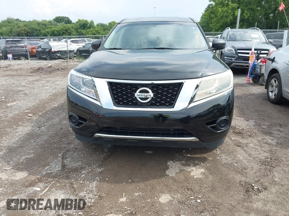 2014 Nissan Pathfinder S with VIN 5N1AR2MMXEC618625, listed as a IAAI auction lot 42794491 with 203,581 mi miles and . Bid and sale history available at DreamBid. Image 6.