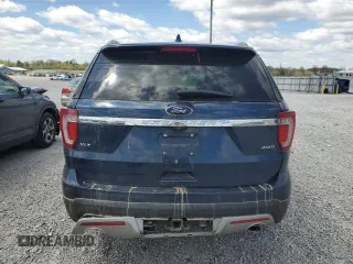 2017 Ford Explorer XLT with VIN 1FM5K8D87HGA74576, listed as a Copart auction lot 52986425 with Not Provided miles and Salvage Title. Bid and sale history available at DreamBid. Image 6.