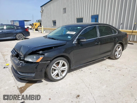 2014 Volkswagen Passat SE z VIN 1VWBN7A35EC066557, wystawiony jako Copart lot #57065545 z przebiegiem 112 154 mil mil oraz Szkoda całkowita • Salvage title. Historia ofert i sprzedaży dostępna na DreamBid. Obrazek 1.
