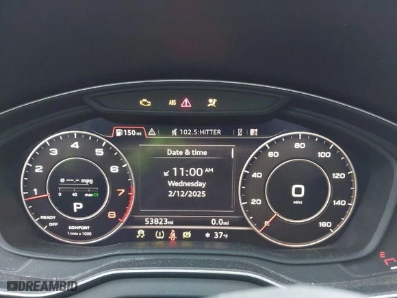 2018 Audi Q5 Premium Plus with VIN WA1BNAFY6J2243258, listed as a IAAI auction lot 41512590 with 53,823 mi miles. Bid and sale history available at carsss.com. Image 7.