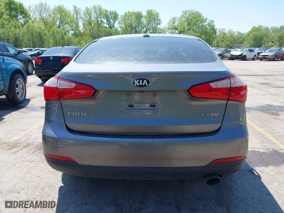 2016 Kia Forte EX with VIN KNAFX4A8XG5522646, listed as a IAAI auction lot 41981647 with 109,843 mi miles. Bid and sale history available at carsss.com. Image 16.