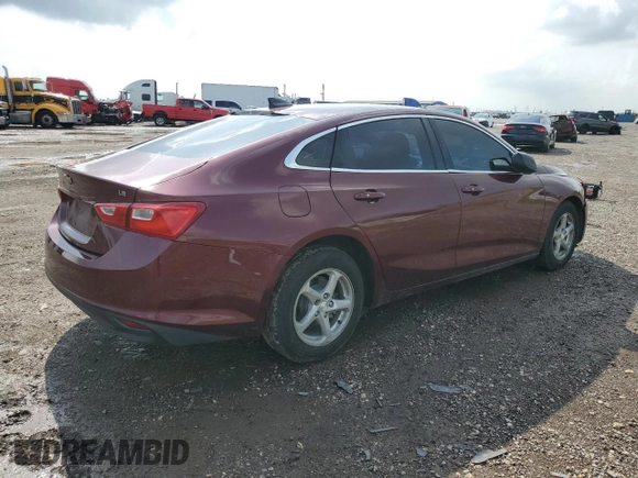 2016 Chevrolet Malibu LS z VIN 1G1ZB5ST2GF323424, wystawiony jako Copart lot #53202885 z przebiegiem 152 371 mil mil oraz Szkody całkowita. Historia ofert i sprzedaży dostępna na DreamBid. Obrazek 3.