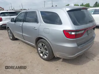 2019 Dodge Durango GT Plus with VIN 1C4RDHDG8KC824380, listed as a IAAI auction lot 42285725 with 126,659 mi miles and . Bid and sale history available at DreamBid. Image 3.