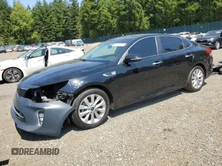 2018 Kia Optima S with VIN 5XXGT4L35JG208653, listed as a Copart auction lot 65294775 with 85,268 mi miles and Salvage title. Bid and sale history available at DreamBid. Image 1.