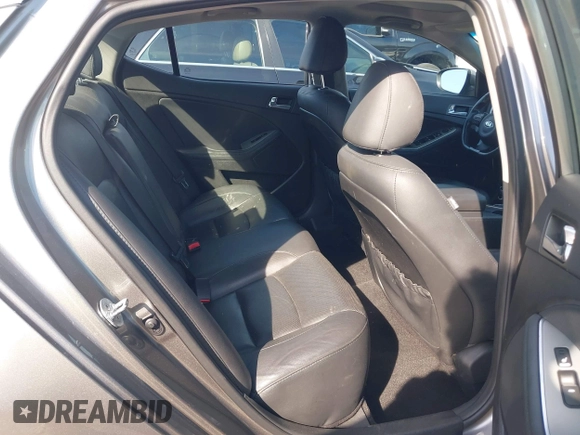 2015 Kia Optima SX Turbo with VIN 5XXGR4A62FG404441, listed as a IAAI auction lot 41662646 with 185,977 mi miles. Bid and sale history available at carsss.com. Image 8.
