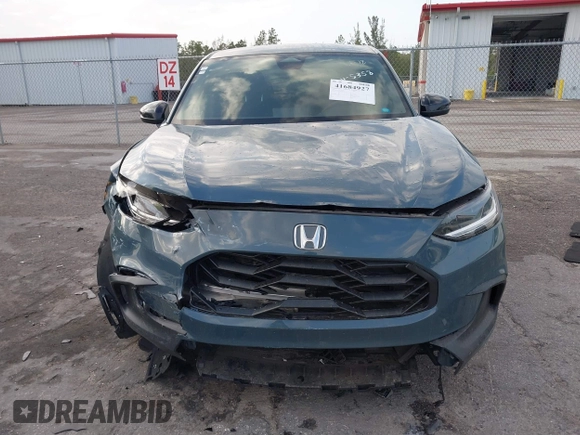 2023 Honda HR-V Sport with VIN 3CZRZ1H5XPM705358, listed as a IAAI auction lot 41684927 with 19,220 mi miles. Bid and sale history available at carsss.com. Image 6.