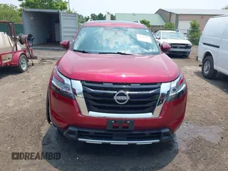 2023 Nissan Pathfinder Platinum with VIN 5N1DR3DJXPC234002, listed as a IAAI auction lot 42480807 with 21,477 mi miles and . Bid and sale history available at DreamBid. Image 12.