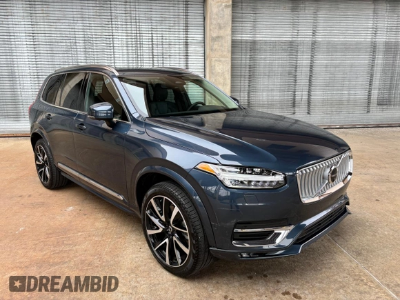 2024 Volvo XC90 Plus Bright Theme with VIN YV4062PE3R1155917, listed as a Copart auction lot 44853265 with 7,968 mi miles and Salvage title. Bid and sale history available at DreamBid. Image 1.