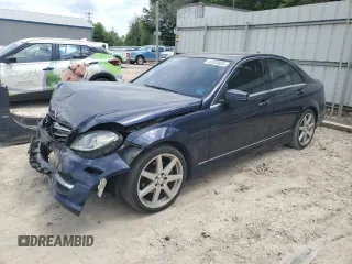 2014 Mercedes-Benz C 250 Sport with VIN WDDGF4HB7EG254898, listed as a Copart auction lot 53920835 with 142,607 mi miles and Salvage Title. Bid and sale history available at DreamBid. Image 1.