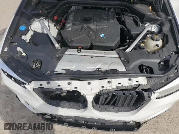 2021 BMW X3 sDrive30i z VIN 5UXTY3C03M9F63436, wystawiony jako Copart lot #45341545 z przebiegiem Nie podano mil oraz Szkoda całkowita • Salvage title. Historia ofert i sprzedaży dostępna na DreamBid. Obrazek 14.