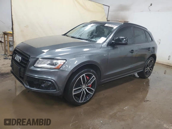 2017 Audi SQ5 Prestige with VIN WA1VCAFP4HA040430, listed as a Copart auction lot 55675354 with 153,393 mi miles and Clean title. Bid and sale history available at DreamBid. Image 1.