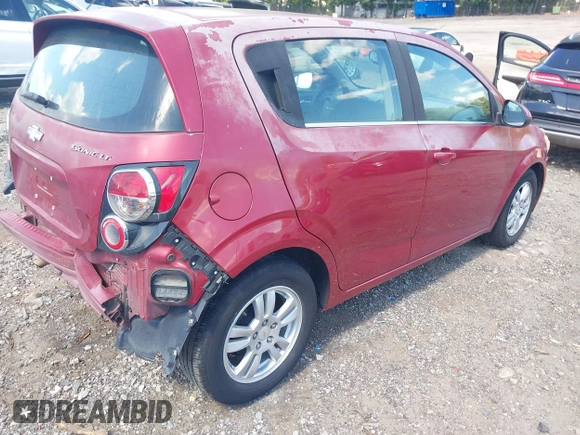 2012 Chevrolet Sonic LT with VIN 1G1JC6SH6C4168488, listed as a IAAI auction lot 42308645 with 136,720 mi miles and . Bid and sale history available at DreamBid. Image 4.