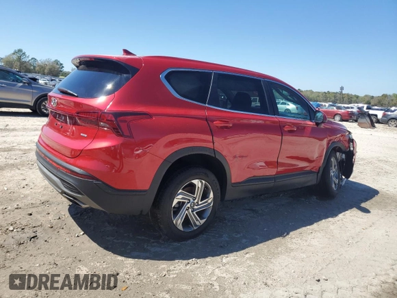 2022 Hyundai Santa Fe SE with VIN 5NMS1DAJ3NH443755, listed as a Copart auction lot 50044885 with 23,347 mi miles and Salvage Title. Bid and sale history available at carsss.com. Image 3.