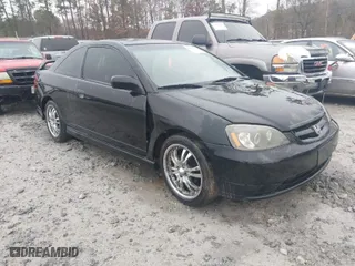 2002 Honda Civic EX with VIN 1HGEM21992L072062, listed as a IAAI auction lot 41533775 with 201,159 mi miles. Bid and sale history available at carsss.com. Image 1.