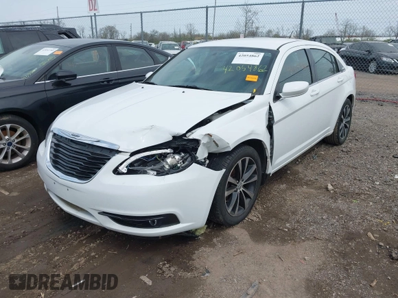 2014 Chrysler 200 Touring with VIN 1C3CCBBB7EN176881, listed as a IAAI auction lot 42054862 with 179,698 mi miles. Bid and sale history available at carsss.com. Image 2.