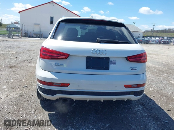 2016 Audi Q3 Prestige with VIN WA1GFCFS9GR022778, listed as a IAAI auction lot 41986610 with 14,508 mi miles. Bid and sale history available at carsss.com. Image 16.