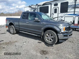 2019 Ford F-150 XL with VIN 1FTFX1E53KFA03720, listed as a Copart auction lot 49747035 with 75,468 mi miles and Salvage Title. Bid and sale history available at carsss.com. Image 4.