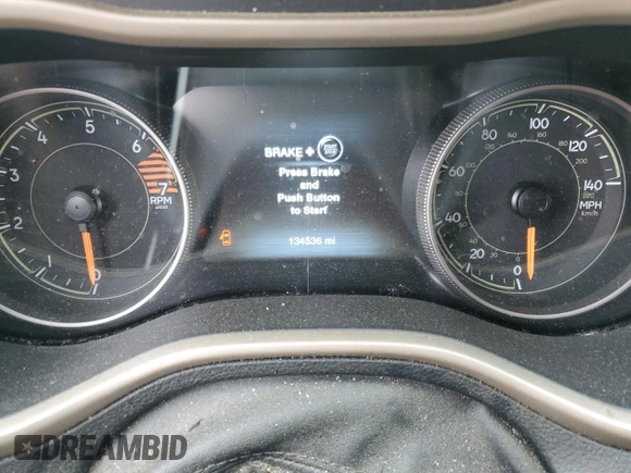 2017 Jeep Cherokee Limited with VIN 1C4PJLDB6HW517966, listed as a Copart auction lot 52453725 with 134,536 mi miles and Clean Title. Bid and sale history available at carsss.com. Image 9.