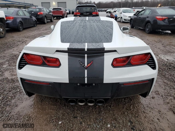 2014 Chevrolet Corvette Stingray Z51 3LT with VIN 1G1YL2D79E5122565, listed as a Copart auction lot 81789394 with 29,244 mi miles and Salvage Title. Bid and sale history available at carsss.com. Image 6.
