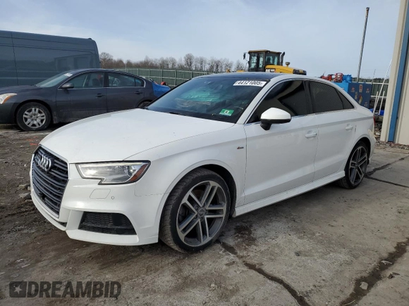 2018 Audi A3 Premium Plus with VIN WAUJ8GFFXJ1044842, listed as a Copart auction lot 44121005 with 101,629 mi miles and Salvage title. Bid and sale history available at DreamBid. Image 1.
