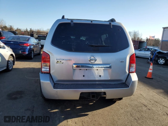 2010 Nissan Pathfinder S with VIN 5N1AR1NB7AC613674, listed as a Copart auction lot 57263035 with 103,397 mi miles and Salvage title. Bid and sale history available at DreamBid. Image 6.