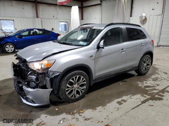 2016 Mitsubishi Outlander Sport 2.4 SEL with VIN JA4AR4AW5GZ038621, listed as a Copart auction lot 82545934 with 56,503 mi miles and Salvage Title. Bid and sale history available at carsss.com. Image 1.