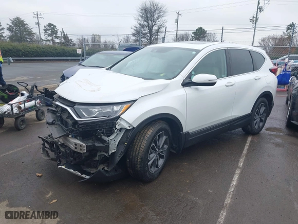 2022 Honda CR-V EX-L with VIN 7FARW1H84NE001719, listed as a IAAI auction lot 41415669 with 50,062 mi miles. Bid and sale history available at carsss.com. Image 2.