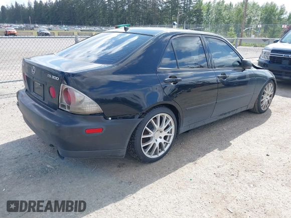 2001 Lexus IS 300/350 with VIN JTHBD182010006938, listed as a IAAI auction lot 42281532 with 269,835 mi miles and . Bid and sale history available at DreamBid. Image 4.