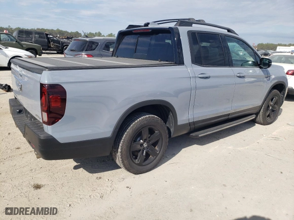 2023 Honda Ridgeline Black Edition with VIN 5FPYK3F87PB012399, listed as a Copart auction lot 87681825 with 16,201 mi miles and Salvage Title. Bid and sale history available at carsss.com. Image 3.